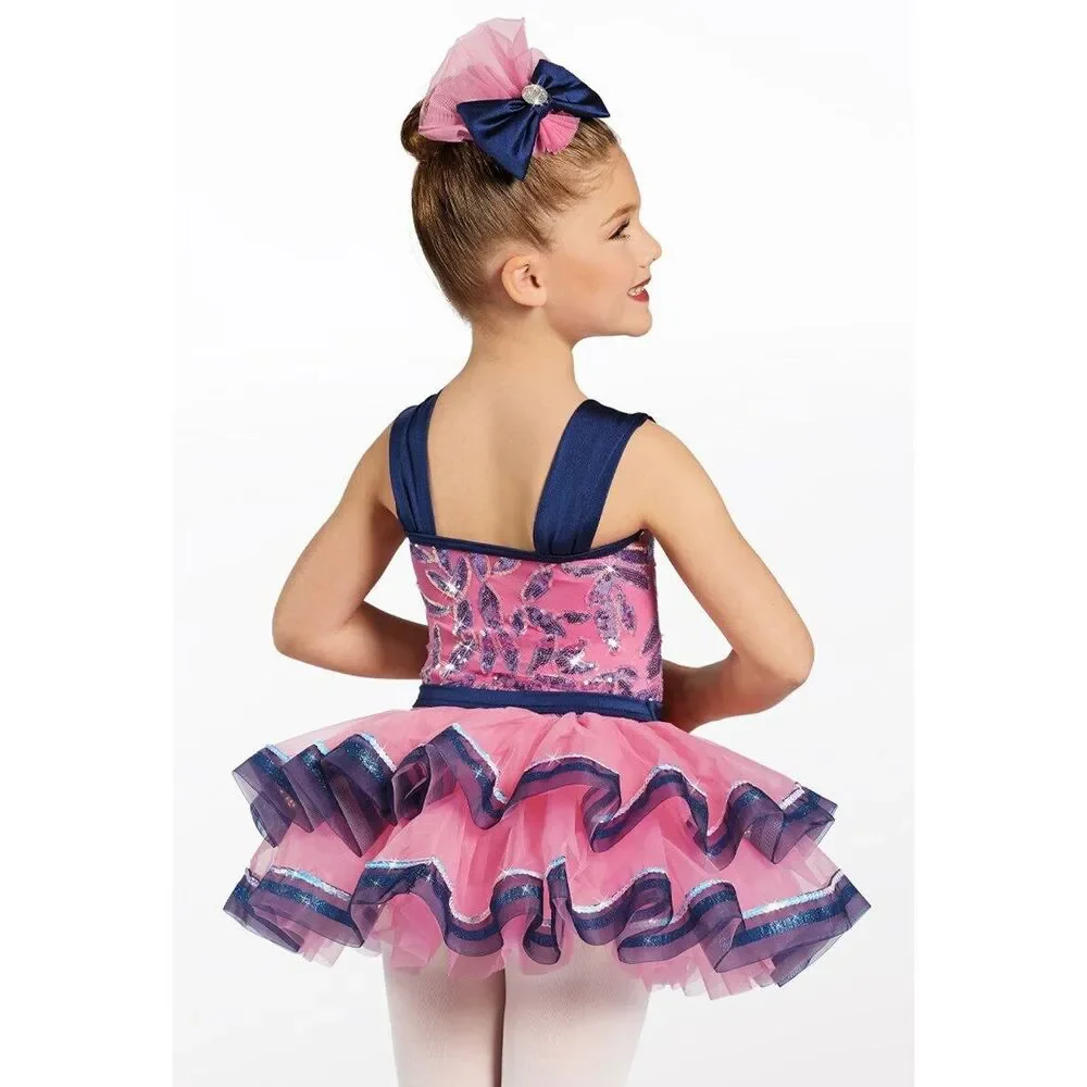 Pre-Owned Dance Costume Weissman 12446 Int Child Pink Jazz